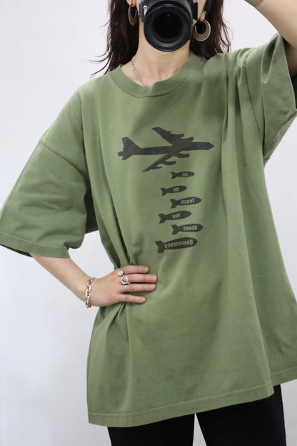 Z719 / 1990's OLD BAYSIDE Print T-Shirt