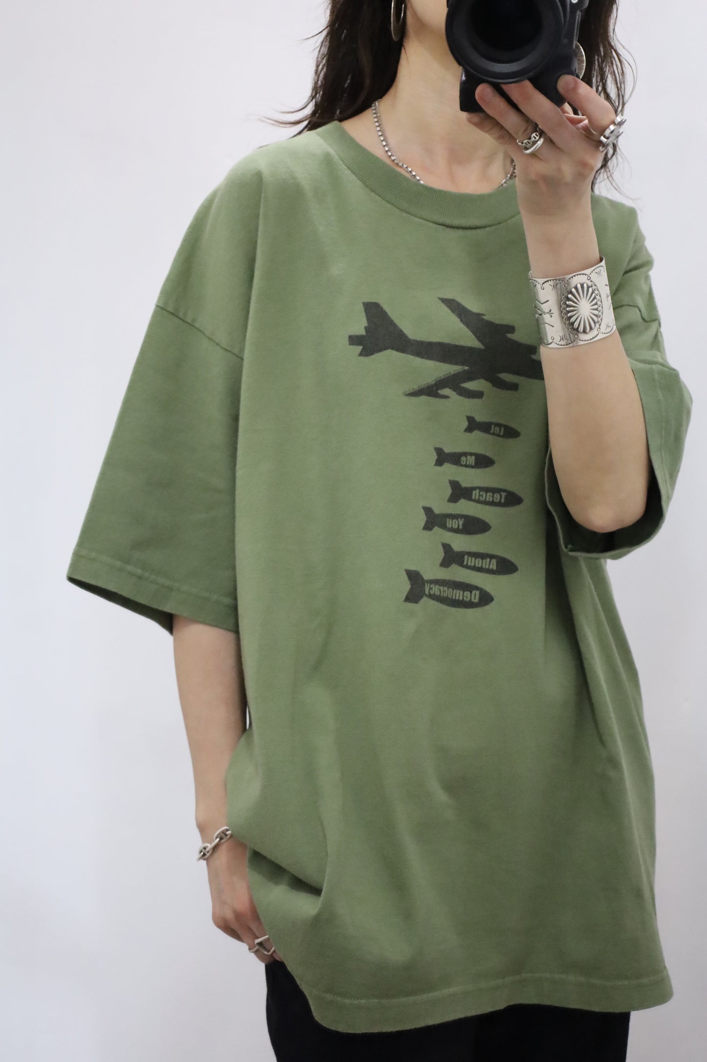 Z719 / 1990's OLD BAYSIDE Print T-Shirt