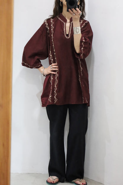 J282 / 1970's UNKNOWN pullover  shirt