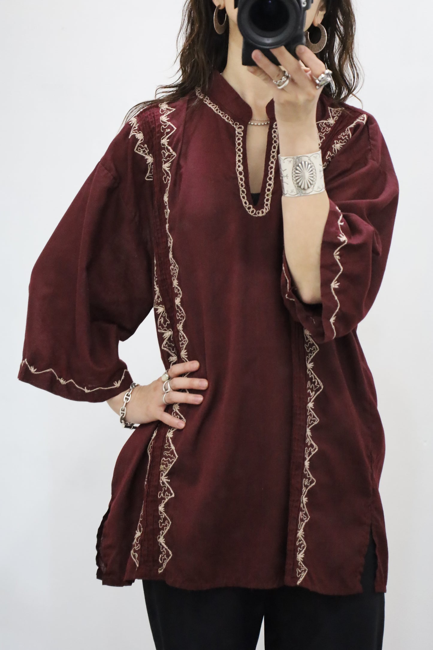 J282 / 1970's UNKNOWN pullover  shirt