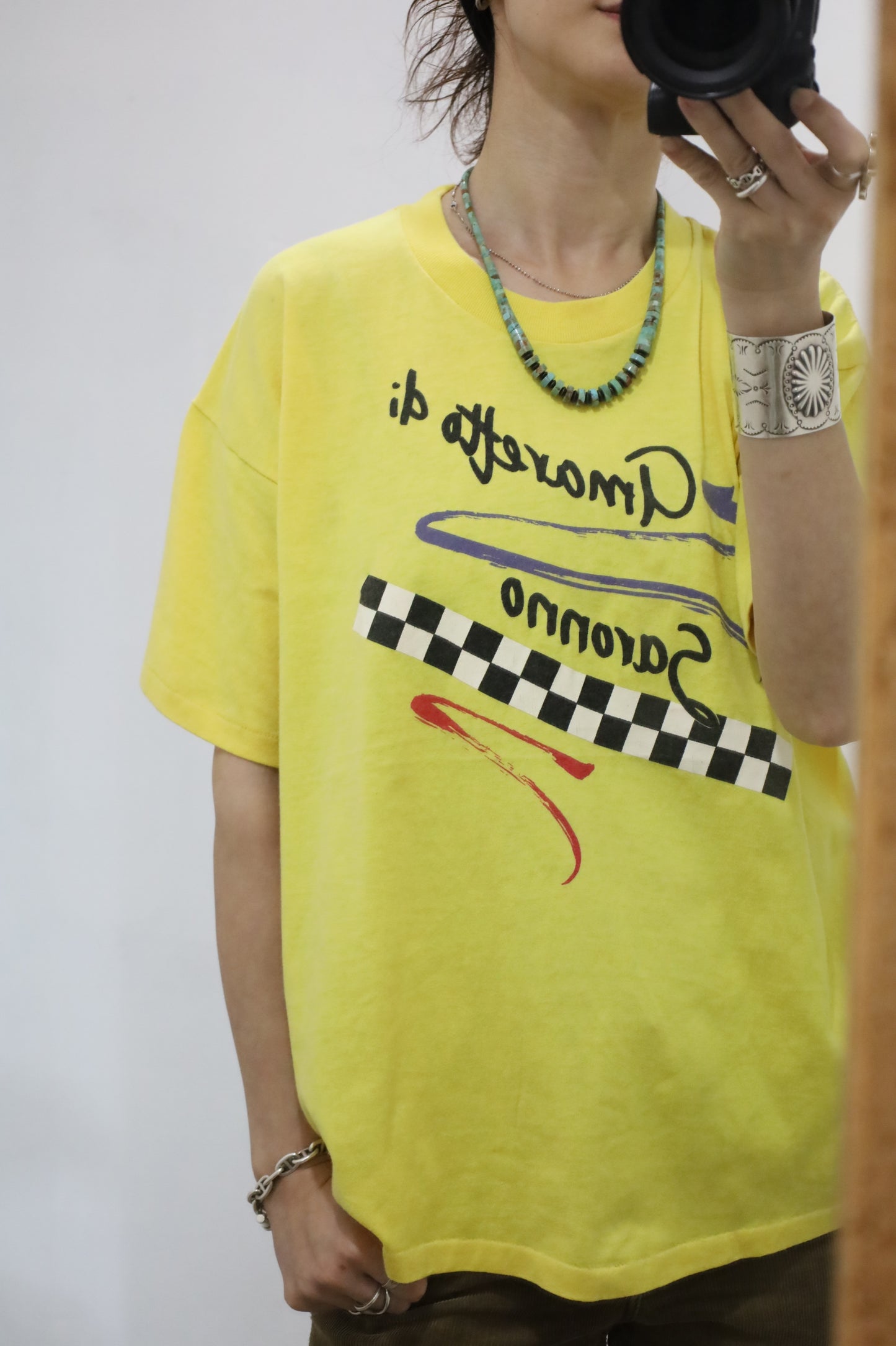 E545 / 1990's UNKNOWN print tee