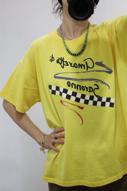 E545 / 1990's UNKNOWN print tee