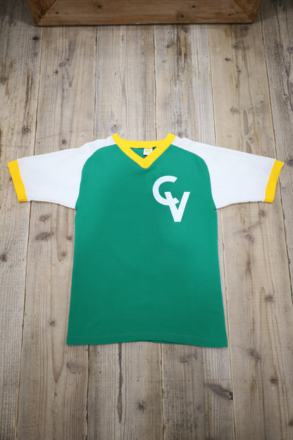 E644 / 1970's Vintage Football Tee Number 10