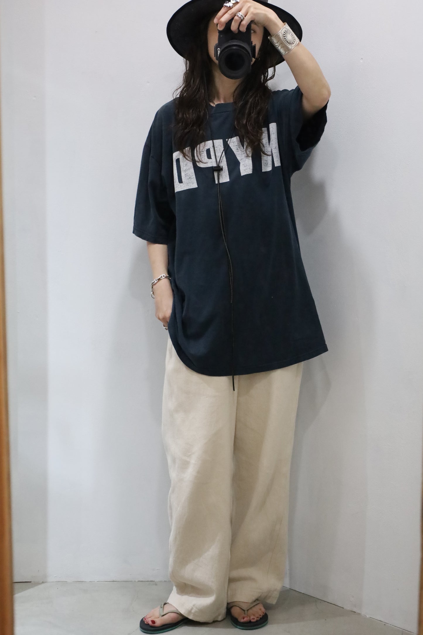E598 / 1990's OLD LIXINGTON SHIRT Print Tee