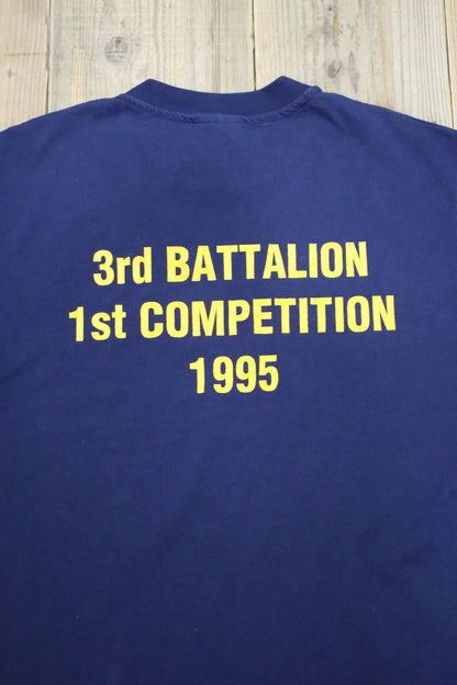 E526 / 1980's OLD Hanes Print Tee P.E.R.T