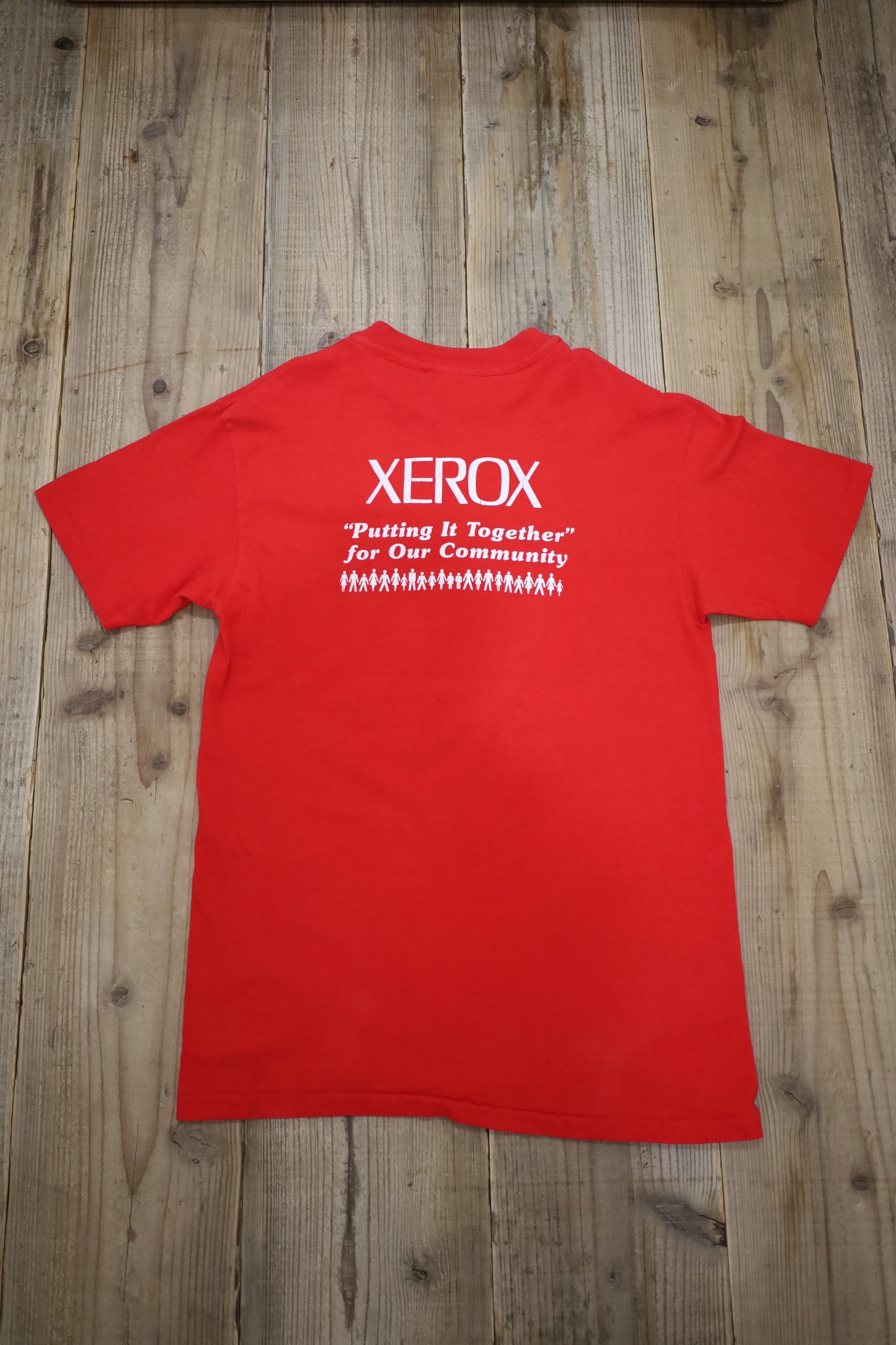 J231 / 1990's OLD Hanes Print Tee XEROX