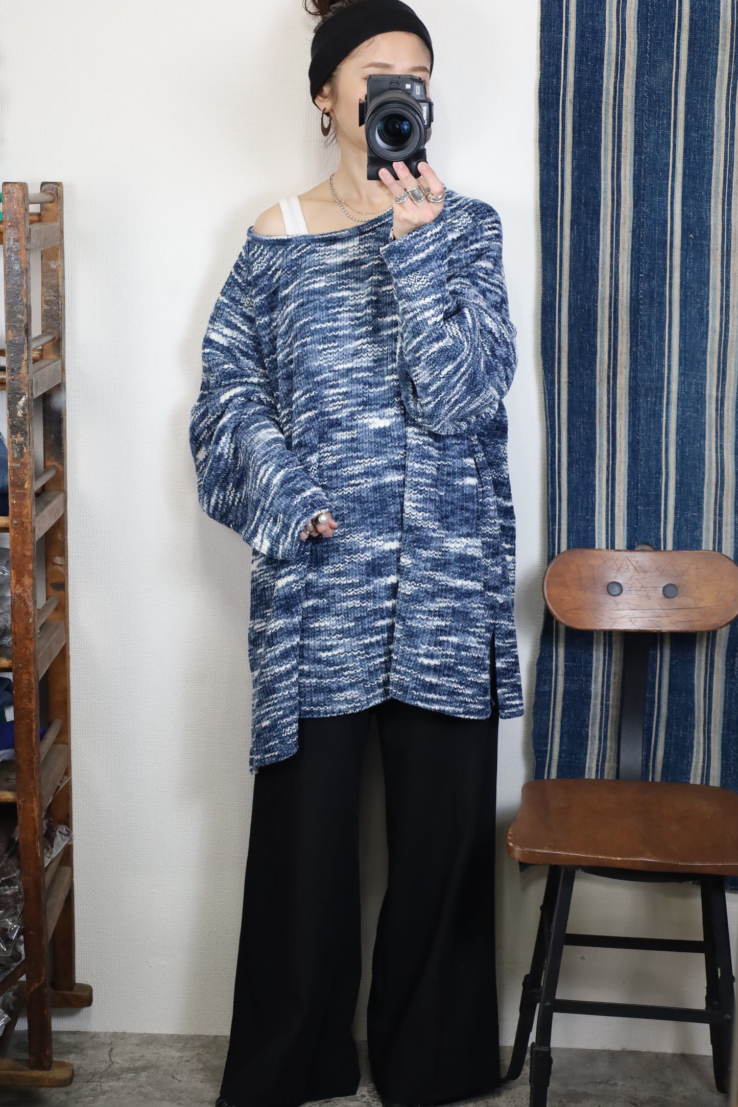 Z4 / 1990's OUTSIDE mole knit