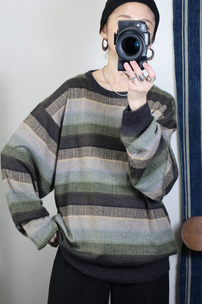 Z6 / 1990's Dockers mulch border acryl knit