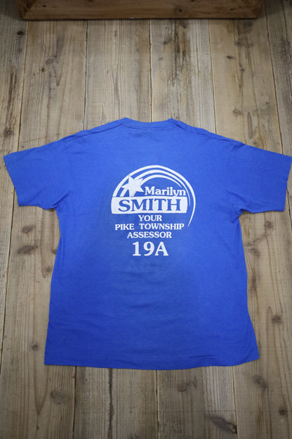 E344 / 1990's SCREEN STARS Print T-Shirt