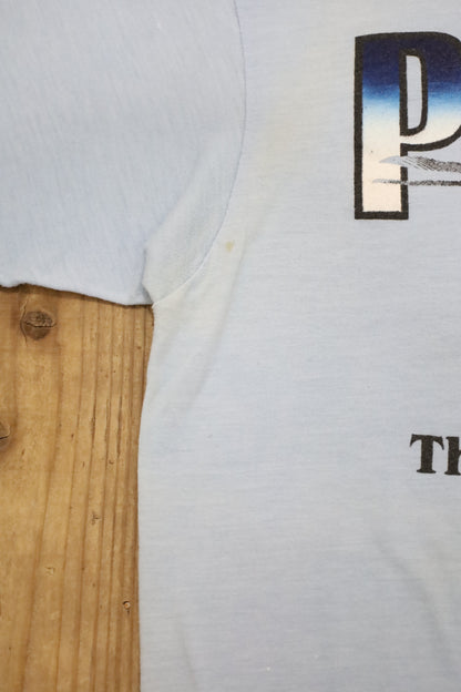 B521 / 1980's OLD Hanes PEACE Print T-Shirt