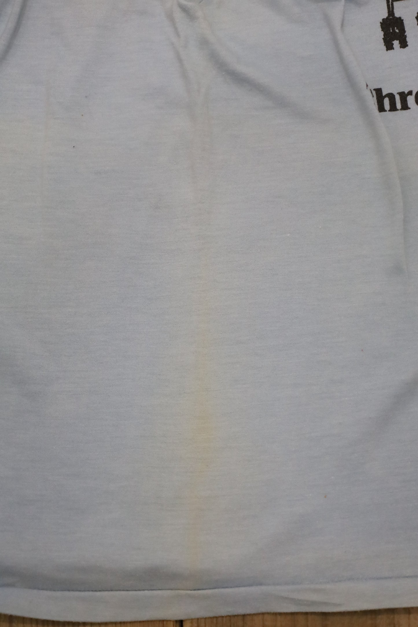 B521 / 1980's OLD Hanes PEACE Print T-Shirt