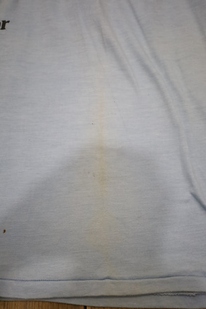 B521 / 1980's OLD Hanes PEACE Print T-Shirt