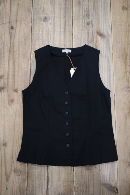 D254 / 1990'sUSED CASUAL MIND cotton×linen vest