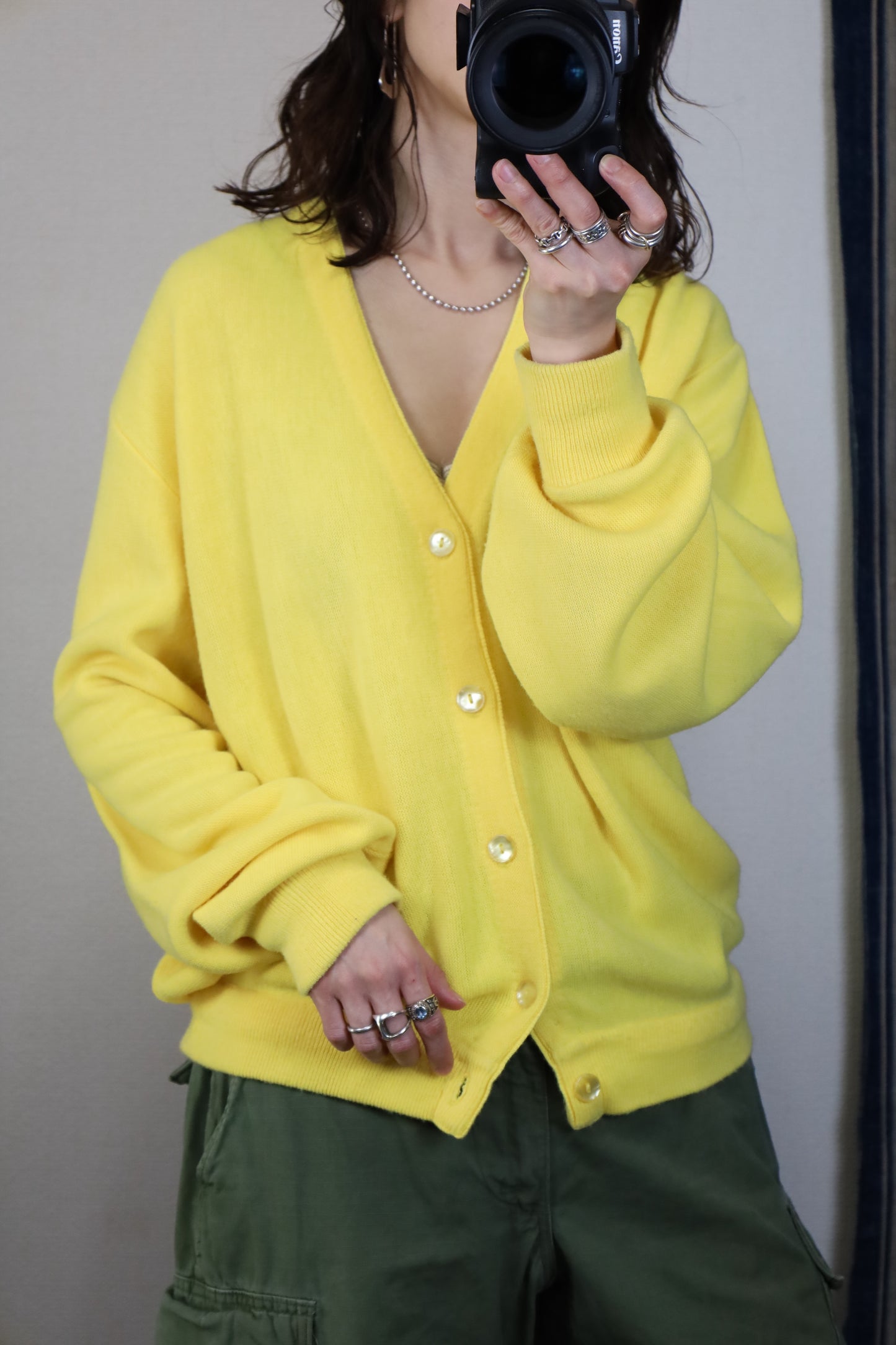 F234 / 1980's Billy Casper by REVERE Acrylic cardigan