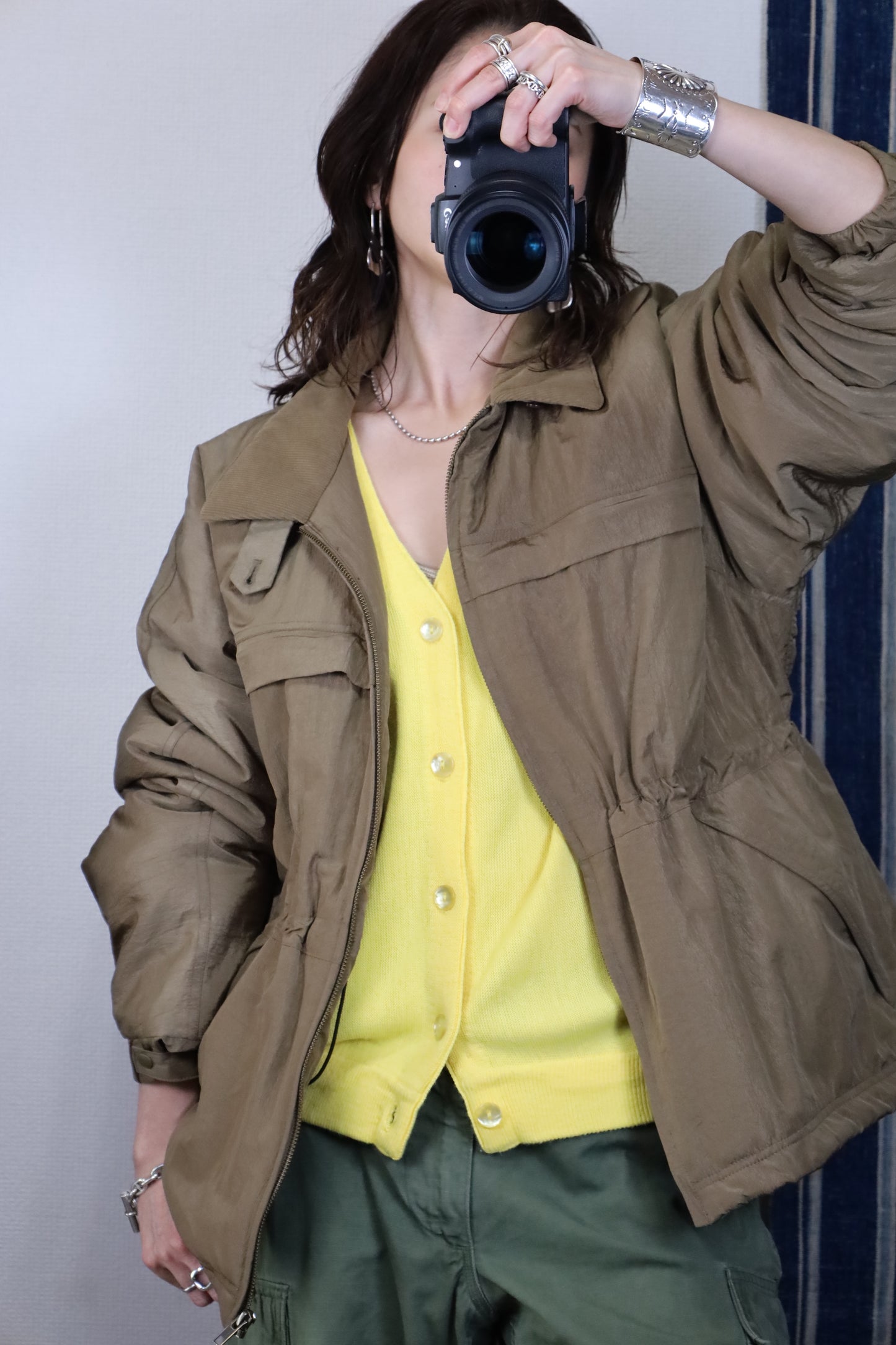 F234 / 1980's Billy Casper by REVERE Acrylic cardigan