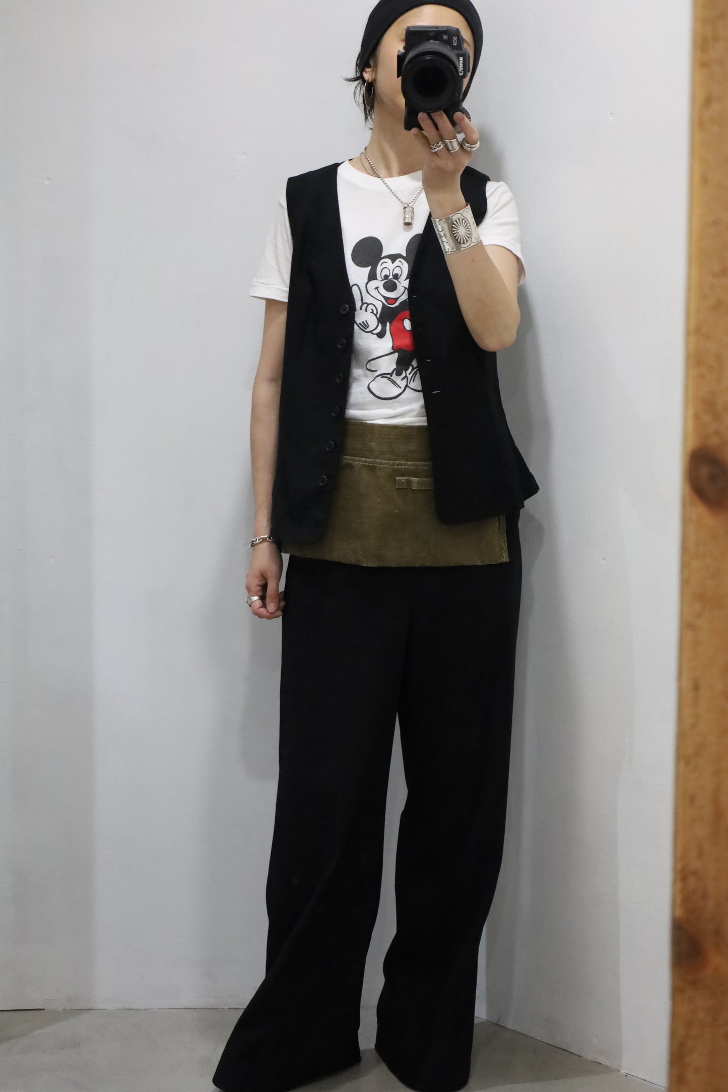 1 / military remake work apron