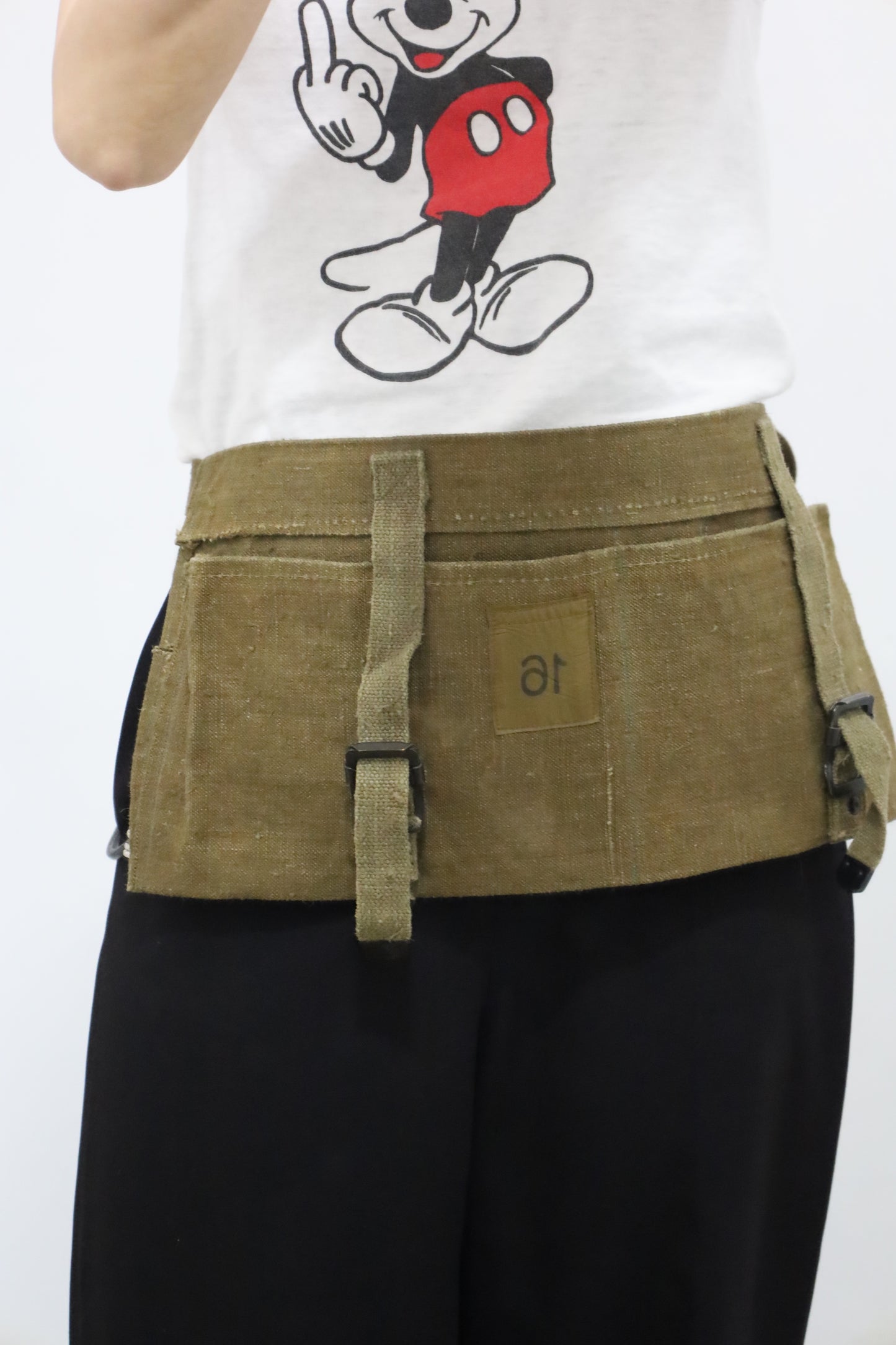 3 / military remake work apron