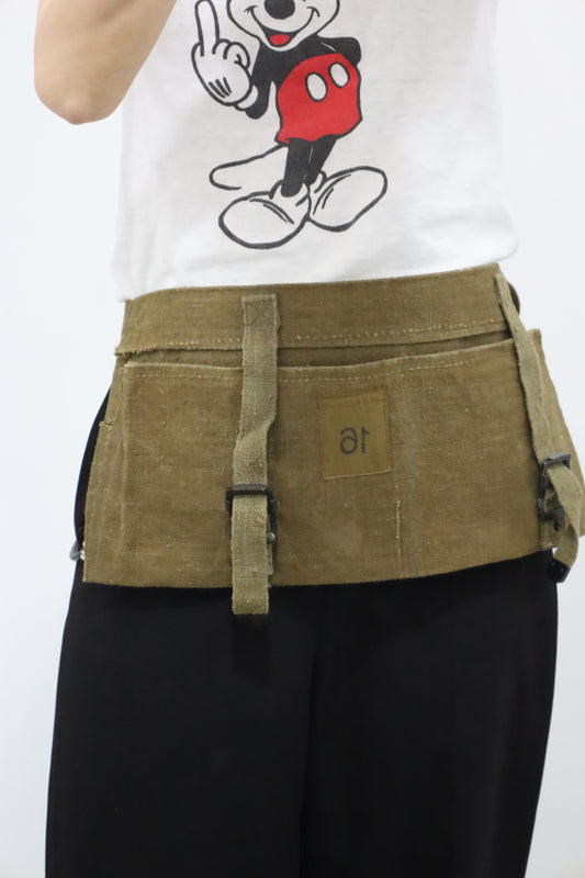 3 / military remake work apron