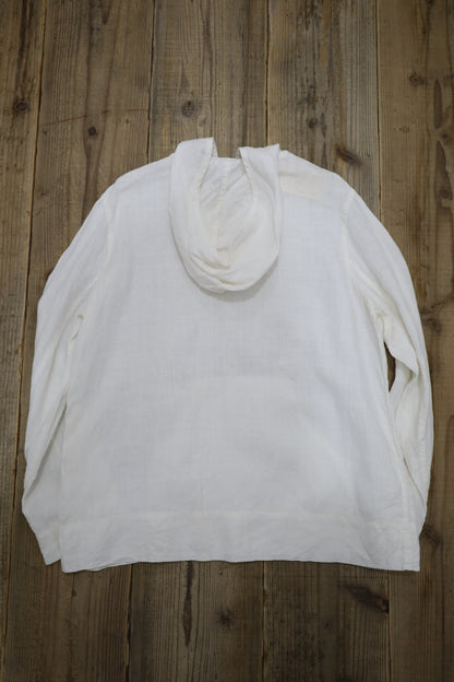 E740 / early 2000's OLD GAP linen hooded shirt