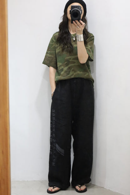 E785 / 1990's UNKNOWN camouflage mesh tee
