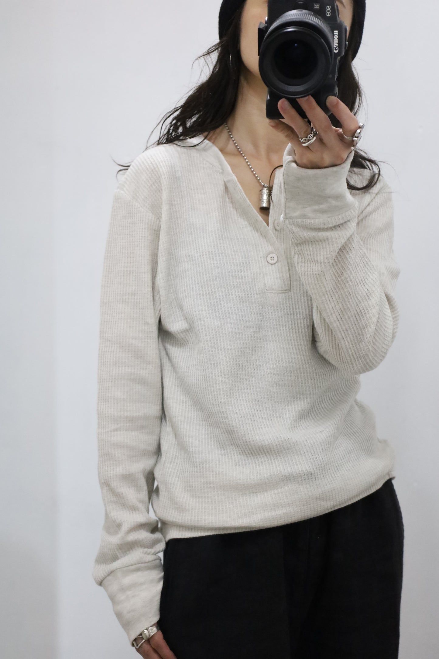 A1 / early2000's dead stock Henry neck thermal tops