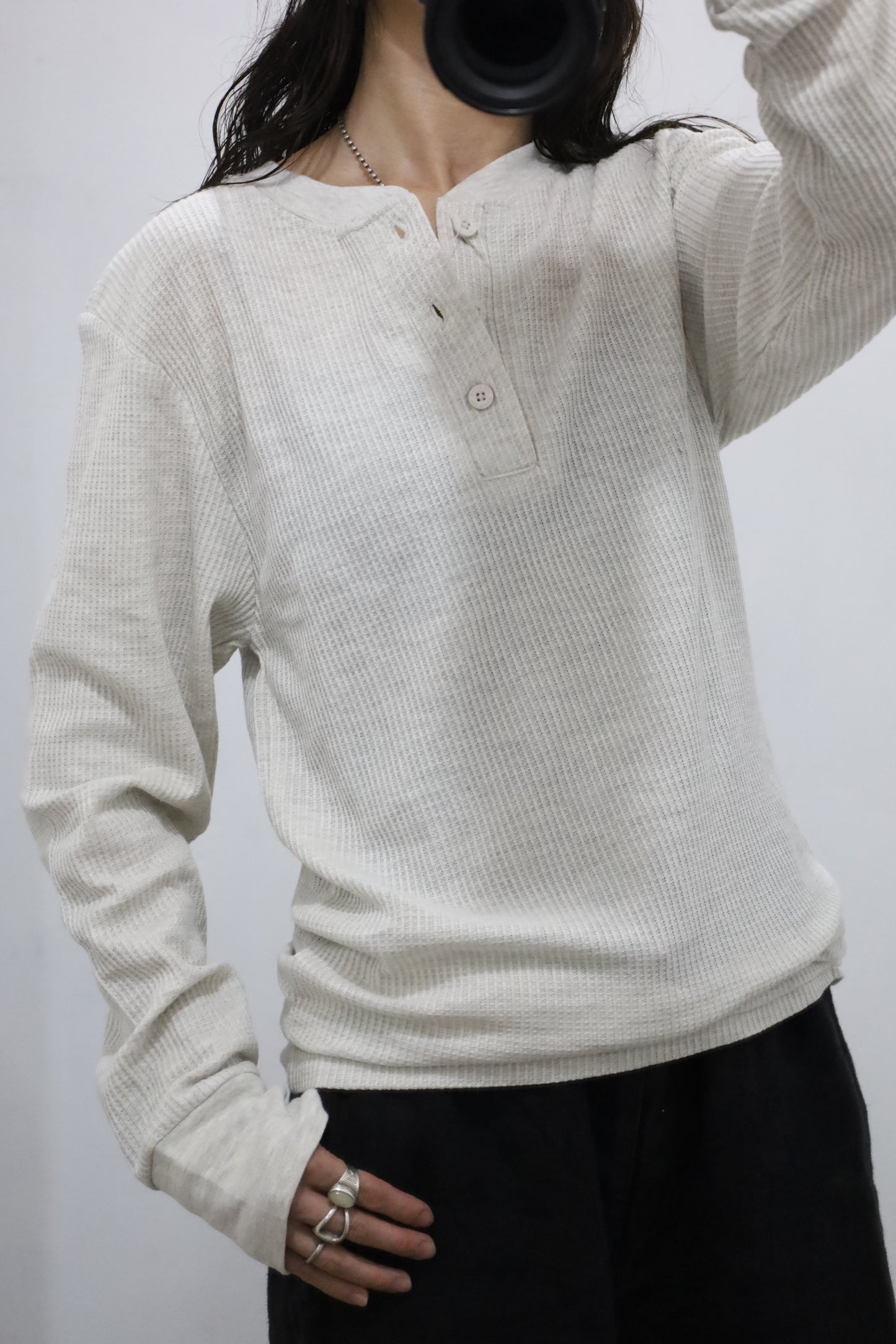 A1 / early2000's dead stock Henry neck thermal tops