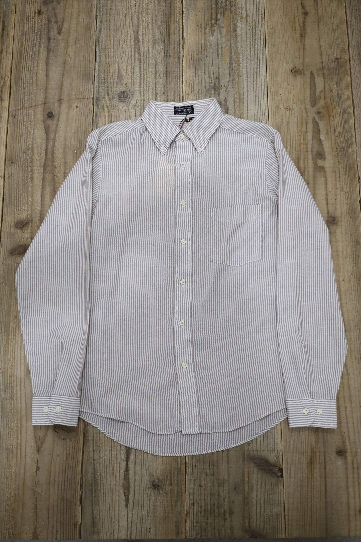 E690 / 1980's Bon Homme stripe shirt