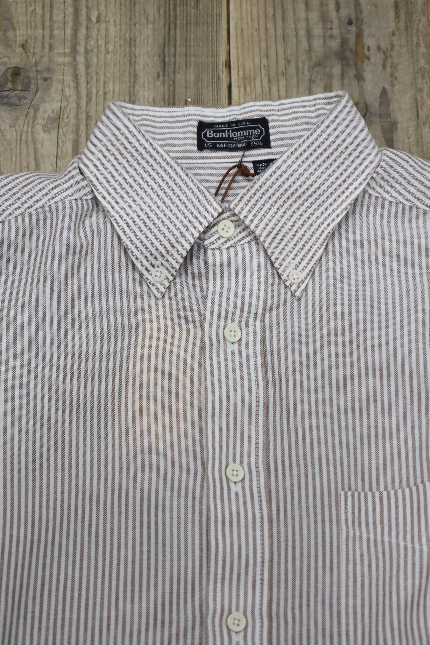 E690 / 1980's Bon Homme stripe shirt