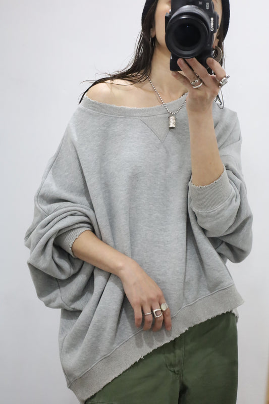 HOWIE crew neck sweat (gray)