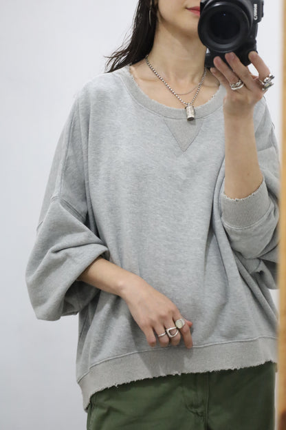 HOWIE crew neck sweat (gray)