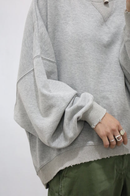 HOWIE crew neck sweat (gray)