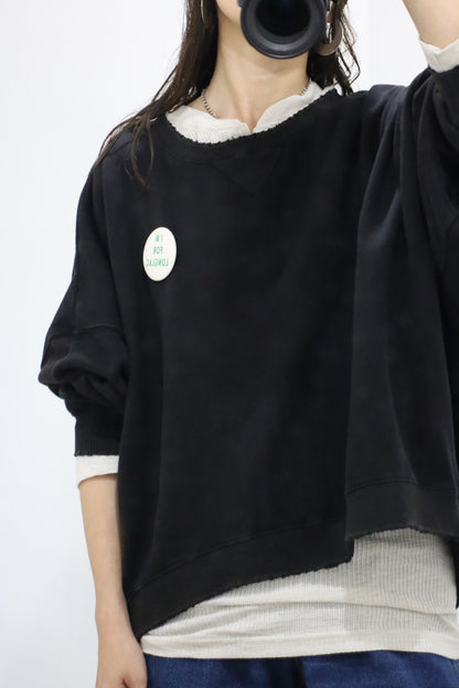 HOWIE crew neck sweat (black)