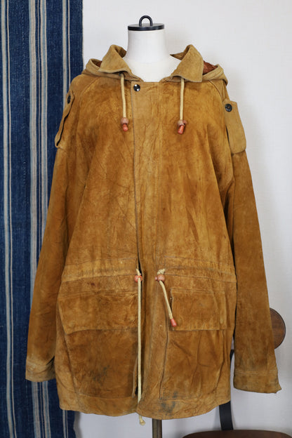 B244 / 1990's BUFFALO leather food blouson
