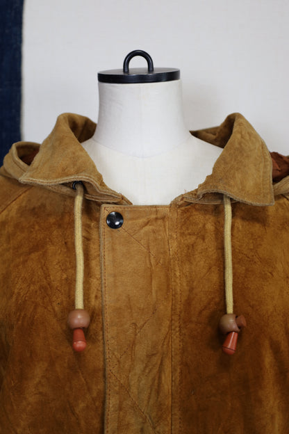 B244 / 1990's BUFFALO leather food blouson