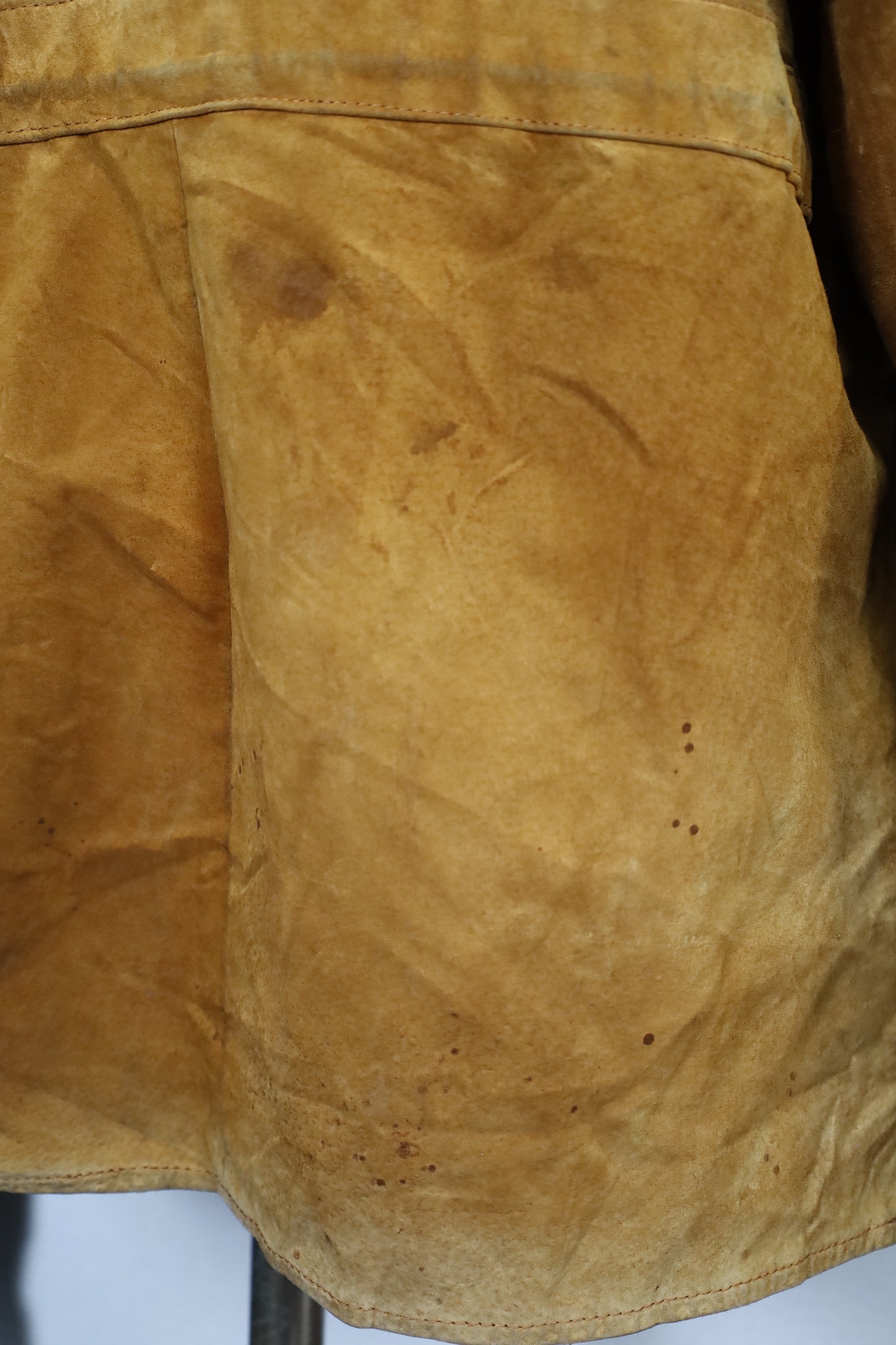 B244 / 1990's BUFFALO leather food blouson