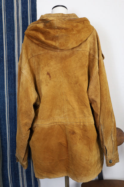 B244 / 1990's BUFFALO leather food blouson