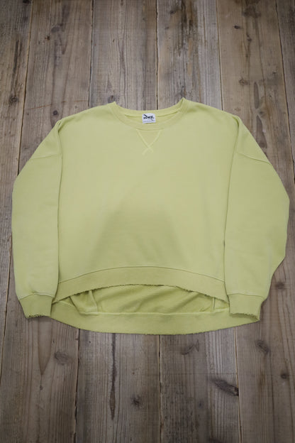 HOWIE crew neck sweat (yellow)