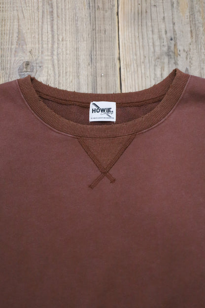 HOWIE crew neck sweat (brown)