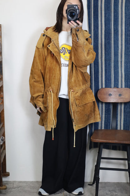 B244 / 1990's BUFFALO leather food blouson