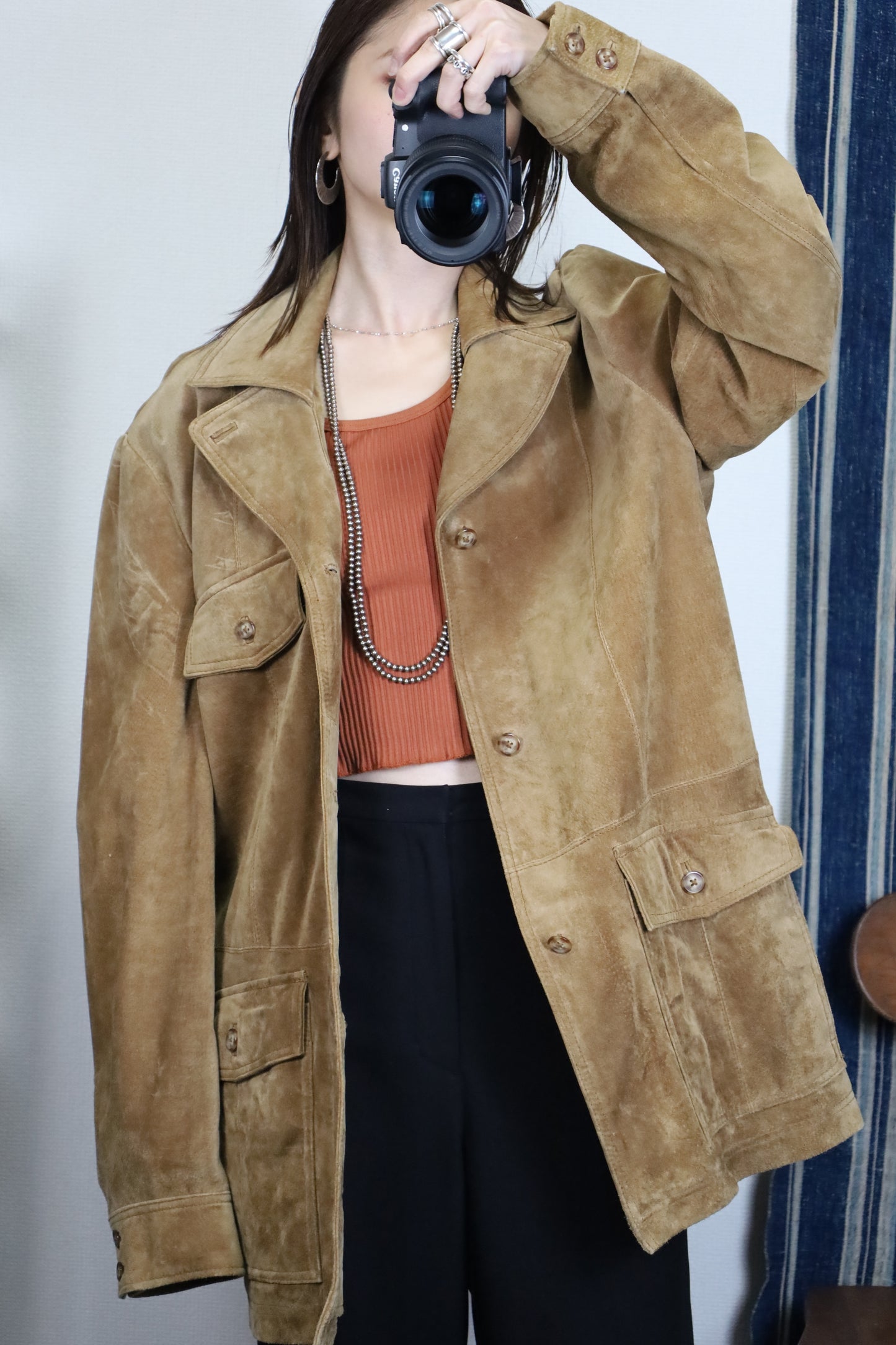 B242 / 1990's Cubavera leather jacket