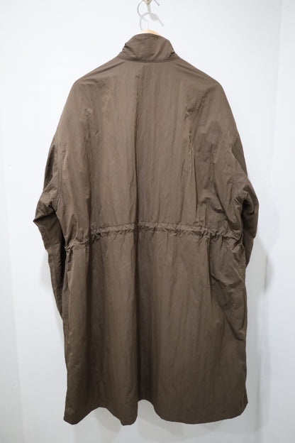 HOWIE nylon stand coat (brown)