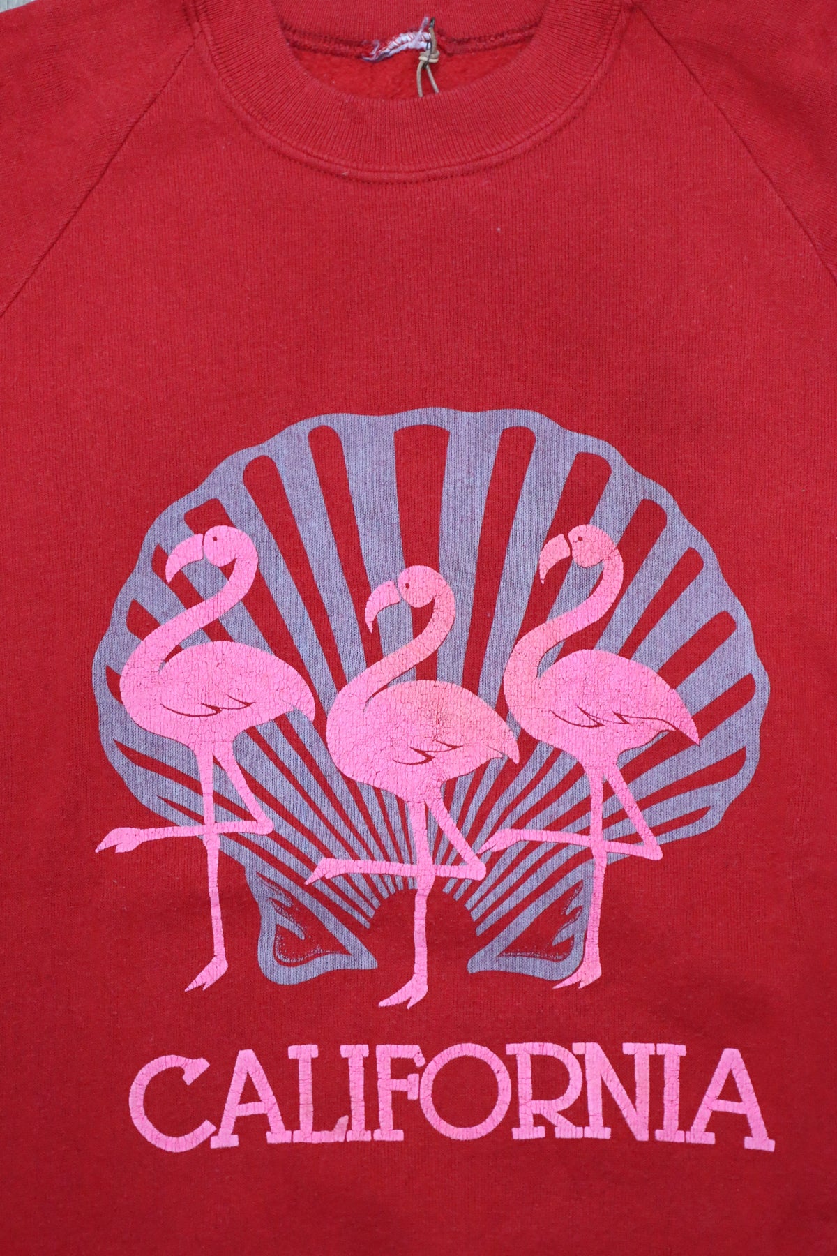 B1007 / 1990's UNKNOWN print sweat
