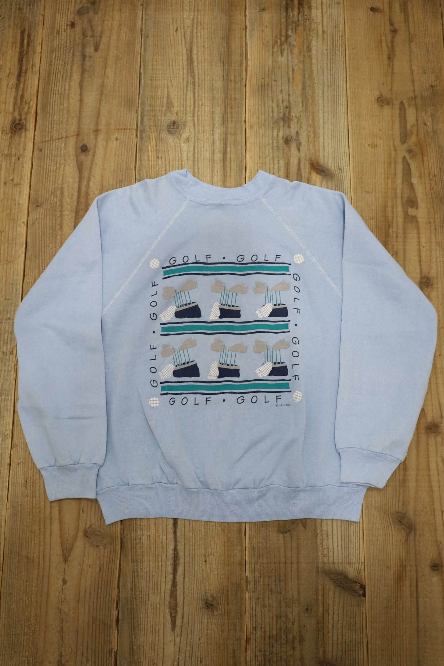 B1014 / 1980-90's UNKNOWN print sweat
