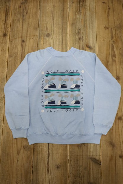 B1014 / 1980-90's UNKNOWN print sweat