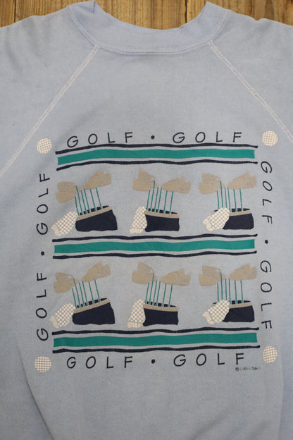 B1014 / 1980-90's UNKNOWN print sweat