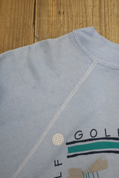 B1014 / 1980-90's UNKNOWN print sweat