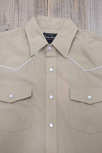 A438 / 1990's OLD High Neon Western Shirt