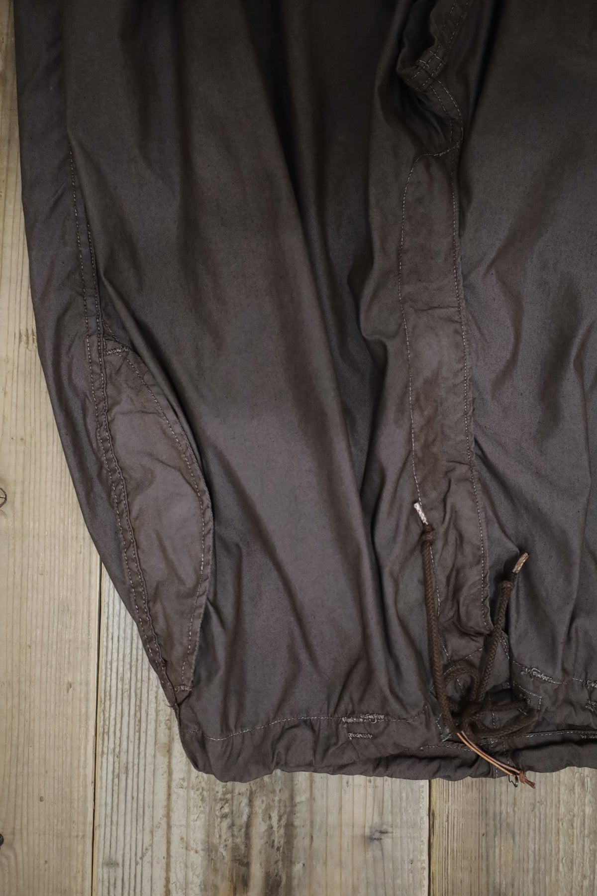 E813 / 1990's USARMY snow pants brownoverdye