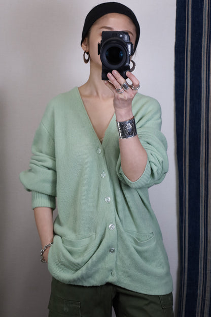 B247 / 1980's UNKNOWN Acryl cardigan