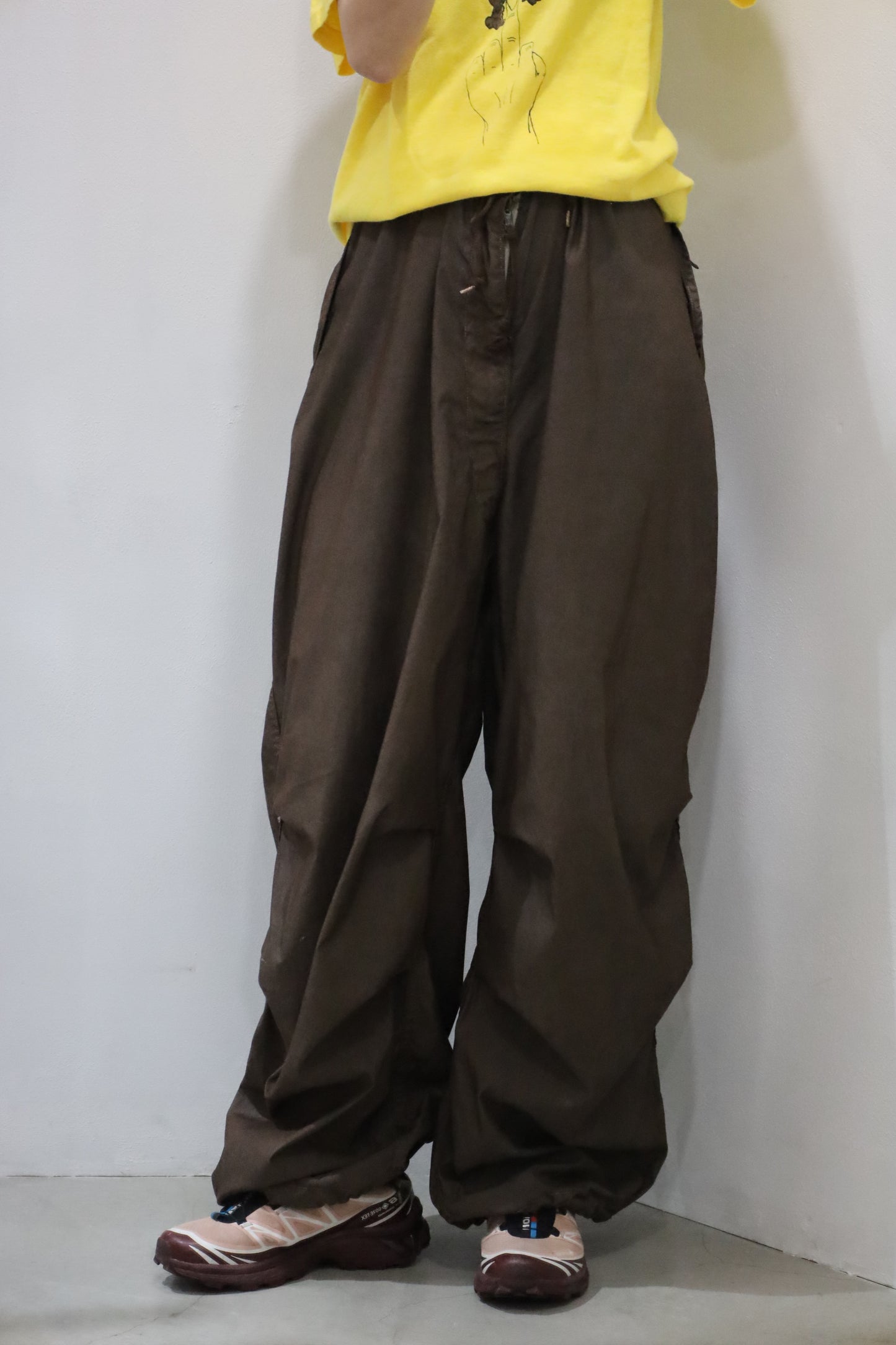 E813 / 1990's USARMY snow pants brownoverdye